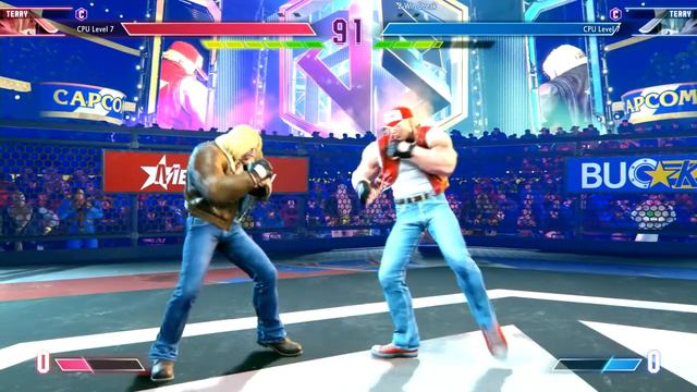 Street Fighter 6 - 9 Minutes of Terry Bogard Gameplay (High-Level CPU)