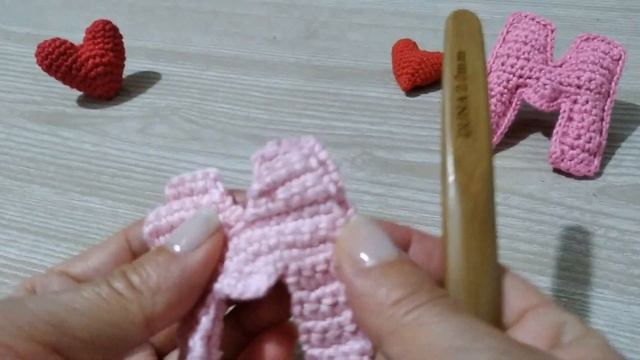 Letra M Amigurumi Crochê - Chaveiro Passo A Passo