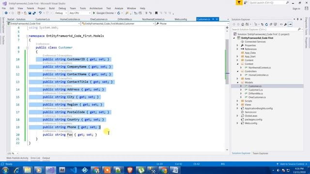Get started with db context (code first) entity framework - simple fetch with sql
