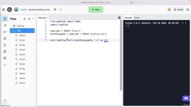 Create Archive from Files | Automate Everything with Python