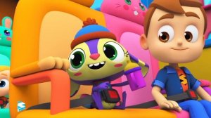 колеса на автобусе | Музыка для детей | Детские стишки | Super Supremes Russia | обучающие