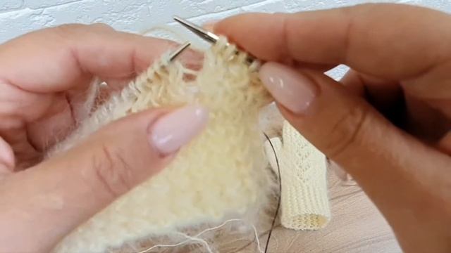 Узор "Резинка из скрещенных петель" смотреть онлайн