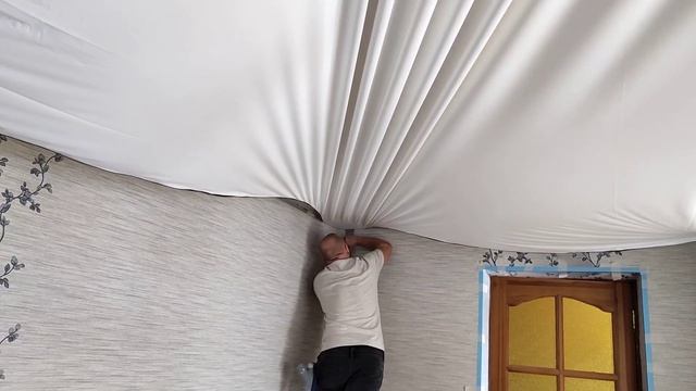 Монтаж натяжного потолка. Ремонт в доме своими руками. Часть 2.