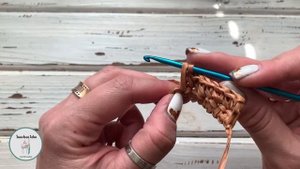 How to crochet with raffia yarn/ Как вязать из рафии