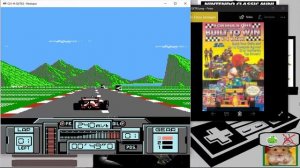 Formula One Built to Win 1990 nes mini Gameplay