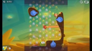 Cut the Rope 2 - Level 166 (3 stars, 52 fruits, 1 star + don't use triggered balloons)