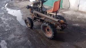 Микротрактор из мотоблока уралец