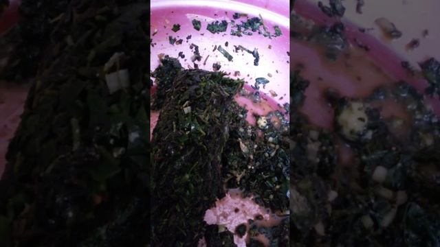 Афарар с зеленью.Лезгинская кухня
