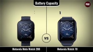 Motorola Moto Watch 200 Vs Motorola Watch 70