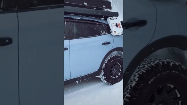 Subaru Crosstrek with Snow