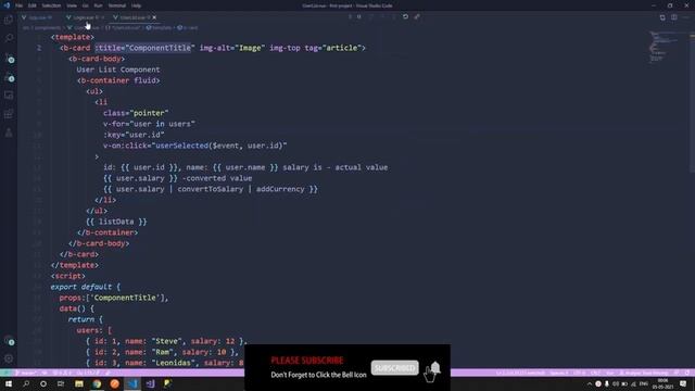 Pass data parent to child component in Vue.js