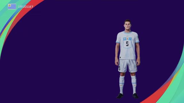 URUGUAY NT KITS WC QATAR 2022 / SELECCIONES / PES 2021 / PS4 смотреть онлайн