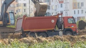 Снос "ворошиловского моста"-стройка новой дорожной развязки по улице Буденного.Керчь 1 августа.НС.