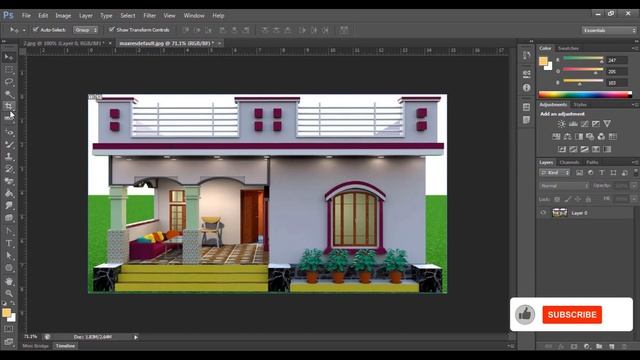 5th Crop tool Photoshop Beginner Tutorial смотреть онлайн