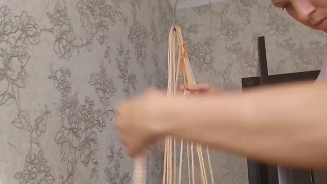 Как сплести круглые садовые качели, подвесное кресло, макраме
