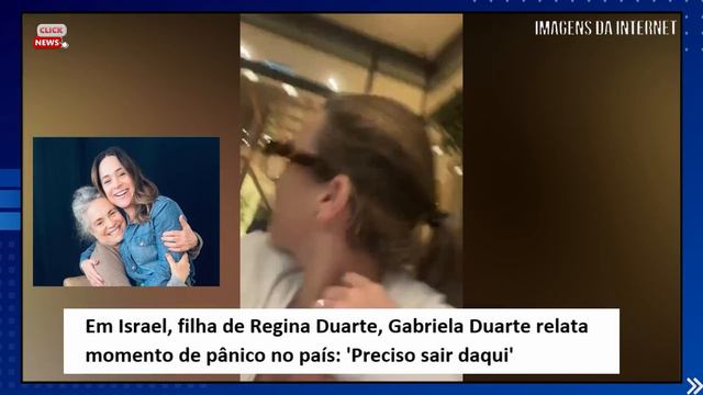 URGENTE DIRETO de ISRAEL filha de Regina Duarte, Gabriela Duarte relata momento “Preciso sair daqui смотреть онлайн