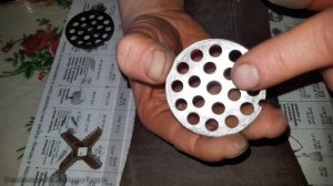 Как быстро заточить нож мясорубки.Простой способ.