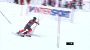 Кубок мира по горнолыжному спорту 2015-16 Валь д'Изер - Мужчины Слалом 1-я попытка (часть 2)