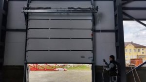 секционные промышленные ворота с вертикальным подъемам. Майкоп 2