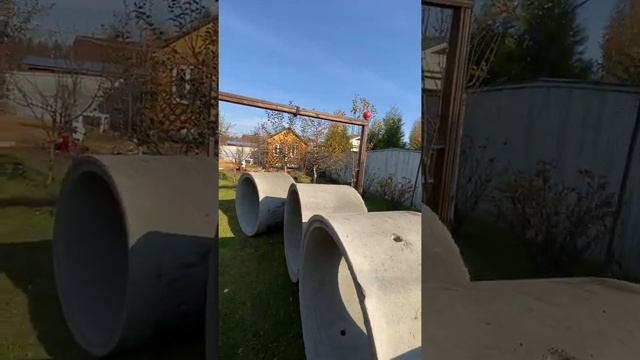 Процесс копки двухкамерного септика 3+4 Озерецкое смотреть онлайн