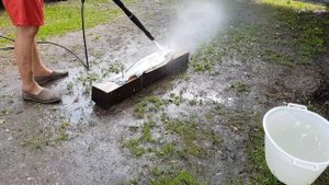 Как почистить рыбу мойкой karcher