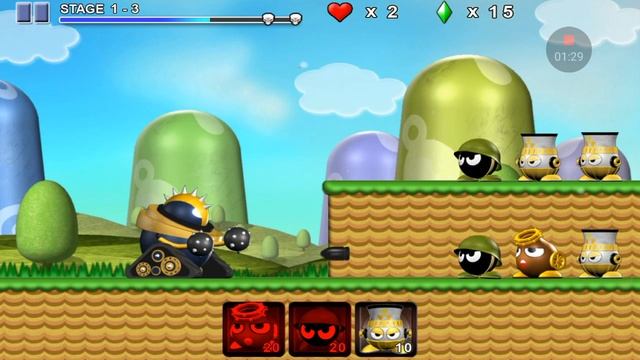 Tiny defense mini robot war 1-3 смотреть онлайн