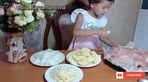 Запеканка с курицей готовят дети