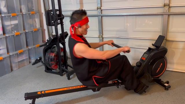 YOSUDA WATER Rowing Vs. MAGNETIC Rowing Machines! YOSUDA COMPARED! Both are VERY quiet and COMPACT смотреть онлайн