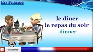 Learn French - Mealtimes (Vocabulary Lesson) - Les repas