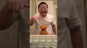 Junya1gou "Coffin dance" song, "rubber band vs food" challenge funny video! ????