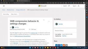 Microsoft improves SMB file compression in Windows 11 (KB5016691) & Windows Server 2022 (KB5016693)