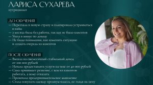 Как нутрициолог вышла из минуса на карте на стабильные 100 000 рублей за 6 недель.  История Ларисы