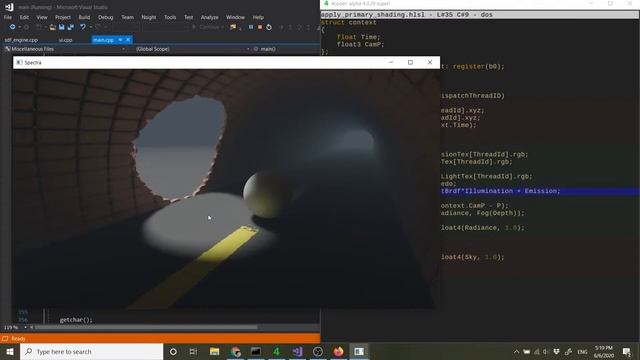 Live programming Spectra: finish GPU profiling & enhanced raymarch loop смотреть онлайн
