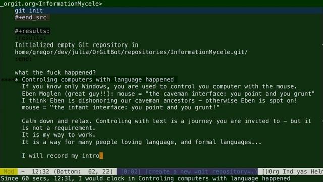Information Mycelium git basics смотреть онлайн