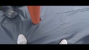 Гидроизоляция фундамента УШП /Укладка пленки на утеплитель. Часть 14