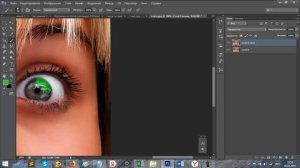 Изменить цвет глаз и кожи в Photoshop