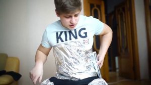 Mamix-МАМИКС-ЧЕЛОВЕК ИЗ ФОЛЬГИ!   1000 СЛОЕВ  :D