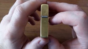 Зажигалка бензиновая Zippo Brass Vintage 1941B (Зиппо Винтаж) США