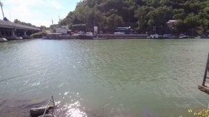 Рыбалка на реке Шапсухо в селе Лермонтово Краснодарского края