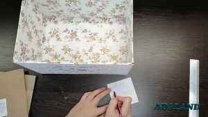 Поделка из картона и обоев своими руками  Милая шкатулка в стиле ренессанс из картона своими рукам