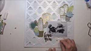 Scrapbooking Process: JustNick Studio "Love You"