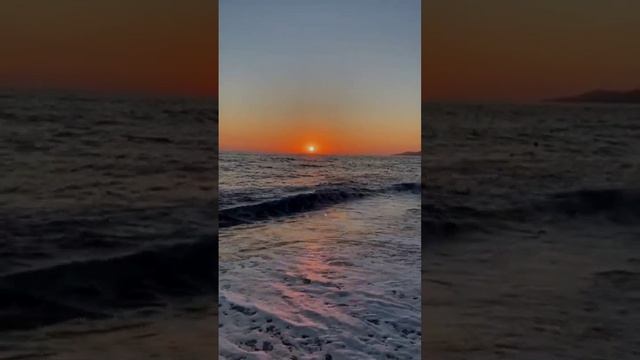 Закат на берегу моря, Сочи