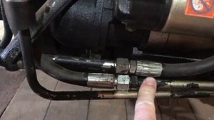 Подсоединение гидрораспределителя Кентавр т-244 pro.