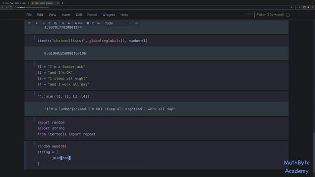 Python Tips and Tricks: Efficiently Concatenating Sequences and Strings
