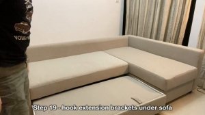 IKEA Friheten L-shape Sofa Bed - Assembly and Review,  Hyllie Beige | Clueless Dad