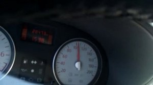 Неудачная попытка разгона 0-180км/ч (Сандеро 1,6 16V)