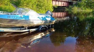 Слипование лодки Орион 46