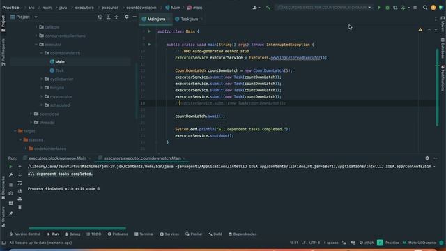 Thread Part2 V9 - CountDownLatch смотреть онлайн