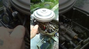 Лодочный мотор Johnson 4 1974  с эл.зажиганием