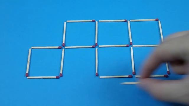 Головоломки со спичками 126. Удалите 4 спички, чтобы получить 4 равных квадрата смотреть онлайн